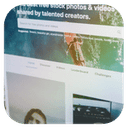 Stock photo marketplace interface